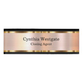 Classy Real Estate Closing Agent Naambadge (Voorkant)