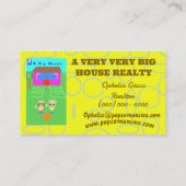 Classy Real Estate Foto Logo Aangepast Visitekaart Visitekaartje (Achterkant)