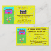 Classy Real Estate Foto Logo Aangepast Visitekaart Visitekaartje (Voorkant / Achterkant)