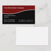 Classy Real Estate Professional Visitekaartje (Voorkant / Achterkant)