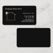 Classy Real Estate Professional  Visitekaartje (Voorkant / Achterkant)