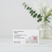 Classy Real Estate Theme Visitekaartje (Staand voorkant)