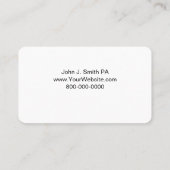 Classy Real Estate Theme Visitekaartjes (Achterkant)