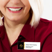 Classy Real Estate Title Company Personeel Naambadge