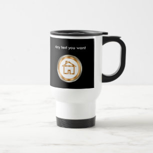 Classy Real Estate Travel Mugs Reisbeker