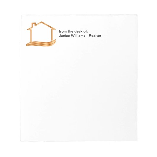Classy Realtor Real Estate Theme Notitieblok (Voorkant)
