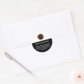 Classy Realtor Referral appreciatie Ronde Sticker (Envelop)