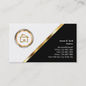 Classy Realtor-sjabloon voor visitekaartjes (Voorkant)