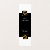 Classy Realtor Two Fold Visitekaartjes (Buitenkant ongevouwen)