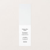 Classy Realtor Two Fold Visitekaartjes (Binnenkant ongevouwen)