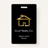 Classy Realtor Vastgoed Veld ID Badges (Voorkant)