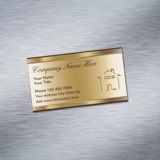 Classy Realtor Visitekaartje Magneten (Voorbeeld)