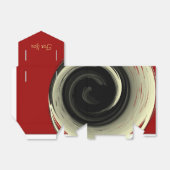 Classy Red Black/Cream>Vierbox Bedankdoosjes (Uitgevouwen)