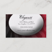 Classy red-ontwerp visitekaartje (Achterkant)