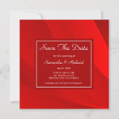 Classy Red slaat de datum op Save The Date (Voorkant)