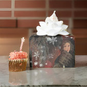 Classy Red Snowflakes  paar Cadeaupapier