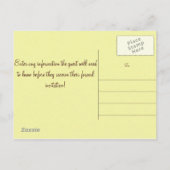 Classy Redneck Bewaar de datum! Aankondigingskaart (Achterkant)