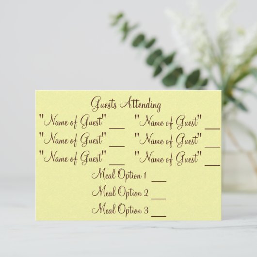 Classy Redneck RSVP (Staand voorkant)