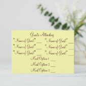 Classy Redneck RSVP Kaartje (Staand voorkant)