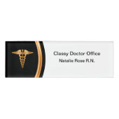Classy Registered Nurse Doctor Kantoor Personeel Naambadge (Voorkant)