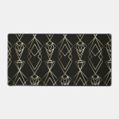 Classy Retro Design in zwart en goud Bureaumat (Voorkant)