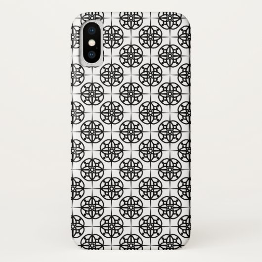 Classy Retro Vibe geometrisch patroon Case-Mate iPhone Case (Achterkant)