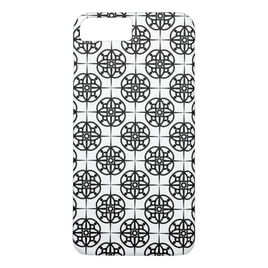 Classy Retro Vibe geometrisch patroon Case-Mate iPhone Case (Achterkant)