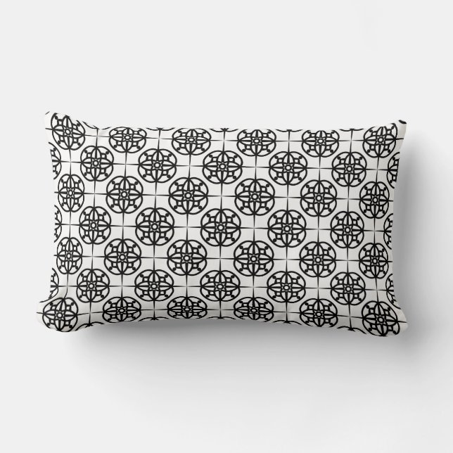 Classy Retro Vibe geometrisch patroon Kussen (Voorkant)