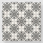 Classy Retro Vibe geometrisch patroon Stenen Onderzetter (Voorkant)