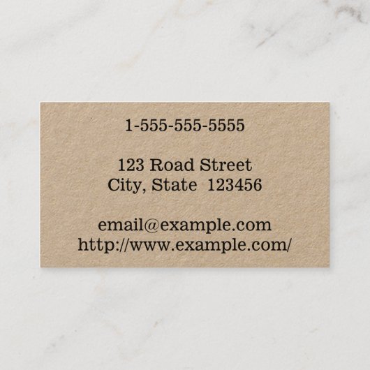 Classy Rheumatologist Visitekaartje (Achterkant)