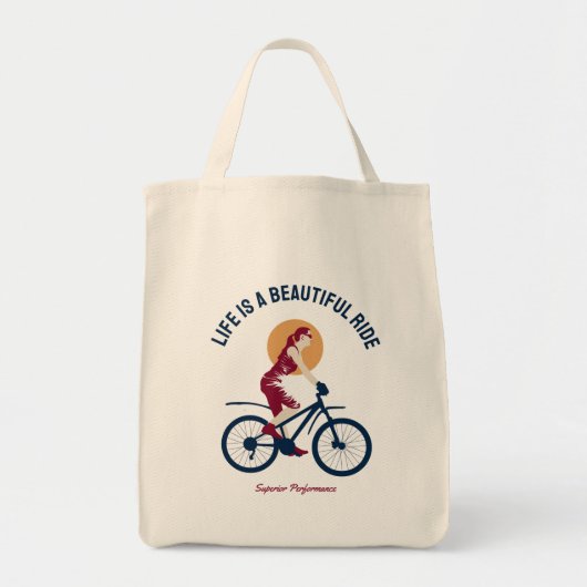 Classy Rider - Het leven is een mooie Ride Tote Bag (Voorkant)