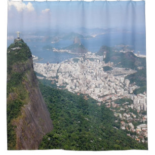 Classy Rio de Janeiro Brazilië Foto ontworpen om t Douchegordijn