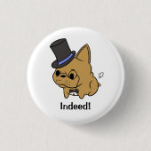 Classy Rocco inderdaad! Knoop Ronde Button 3,2 Cm (Voorkant)