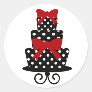 Classy rode & zwarte Stickers