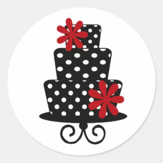 Classy rode & zwarte Stickers