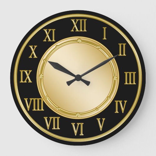 Classy Roman Numeral Kitchen Wall klokken (Voorkant)