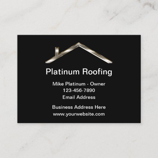 Classy Roofing Construction Visitekaartjes (Voorkant)