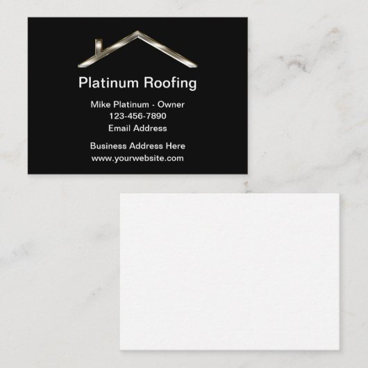 Classy Roofing Construction Visitekaartjes (Voorkant / Achterkant)