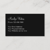 Classy Roos Gold-achtergrond Visitekaartje (Achterkant)