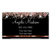 Classy Roos Gold Beauty Magnetisch Visitekaartje (Voorkant)