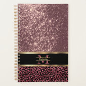 Classy Roos Gold-gepersonaliseerde planner (Voorkant)