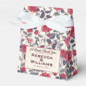 Classy Roos gunstbox voor tuinthemafeest Bedankdoosjes (Voorkant Zijde)