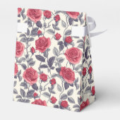 Classy Roos gunstbox voor tuinthemafeest Bedankdoosjes (Achterkant)