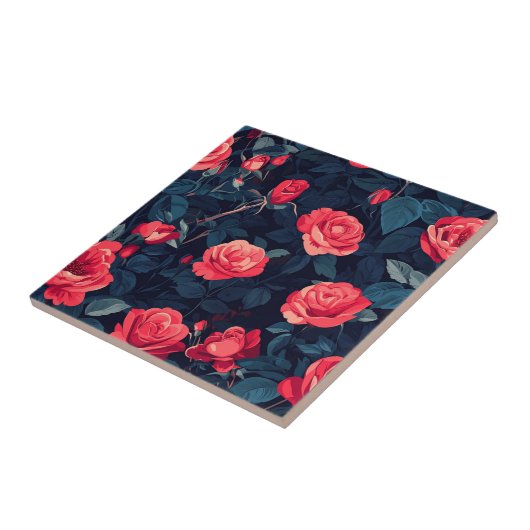 Classy  Roos Keramische Tegels voor Spa-Style B Tegeltje (Zijkant)