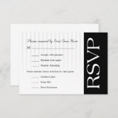 Classy RSVP (Voorkant / Achterkant)