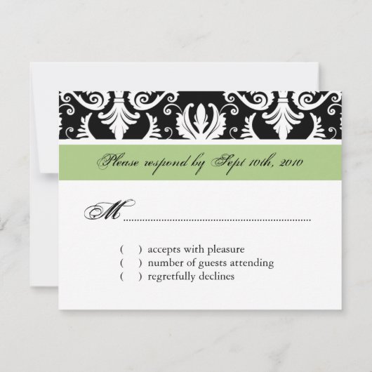 CLASSY RSVP-KAARTEN RSVP KAARTJE (Achterkant)
