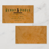 Classy rustieke interieur designer Visitekaartjes (Voorkant / Achterkant)