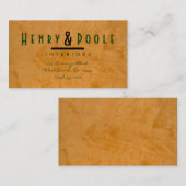 Classy rustieke interieur designer Visitekaartjes (Voorkant / Achterkant)