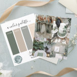 Classy Sage Groene Bruiloft kleuren PaletPaper She<br><div class="desc">Classy Sage Groene Bruiloft kleuren Palet Kaart 2024</div>