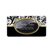 Classy Salon en Spa Adresetiketten Etiket (Voorkant)